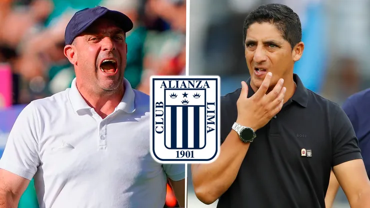 Pablo Guede y 'Chicho' Salas en Alianza Lima.