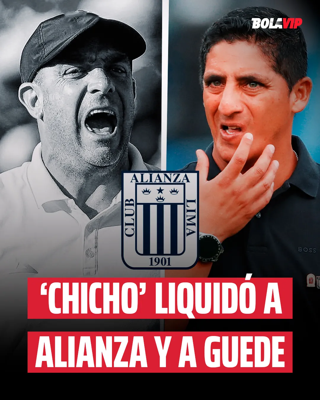 ‘Chicho’ Salas habló sobre Pablo Guede en Alianza Lima. (Foto: Producción Bolavip)