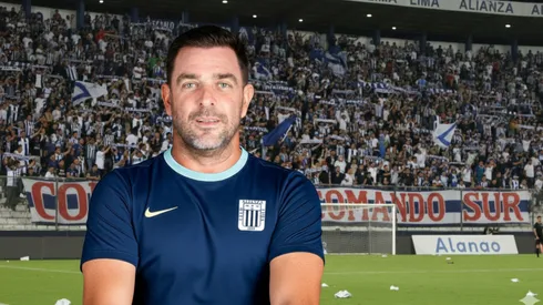 Pablo Guede, DT de Alianza Lima.

