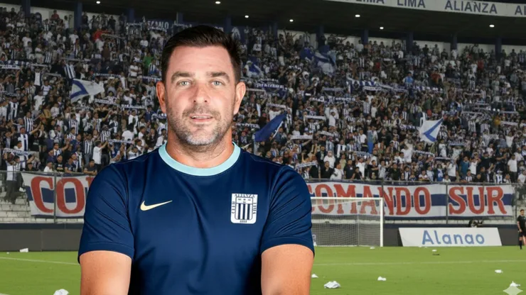 Pablo Guede, DT de Alianza Lima.