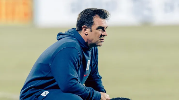 Pablo Guede, DT de Alianza Lima.