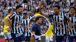 Alan Cantero, Renzo Garcés y Pablo Guede.