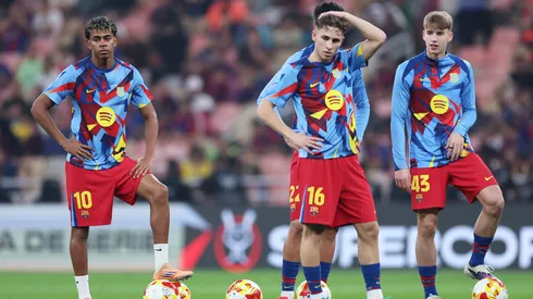 Jugadores del FC Barcelona.
