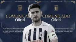Carlos Zambrano echado de Alianza Lima en comunicado oficial.