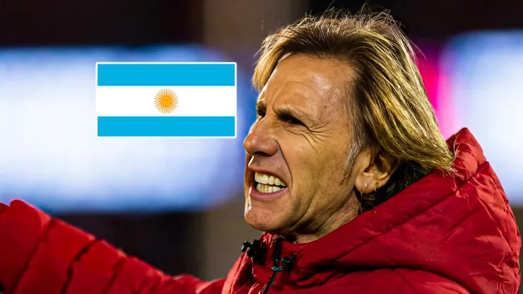 Ricardo Gareca en Perú y en Argentina.