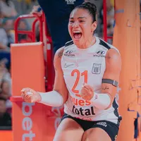 Alianza Lima venció 3-1 a Regatas Lima y es líder de la Liga Peruana de Vóley