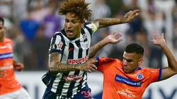 Paolo Guerrero, en el partido entre Alianza Lima y 2 de Mayo.