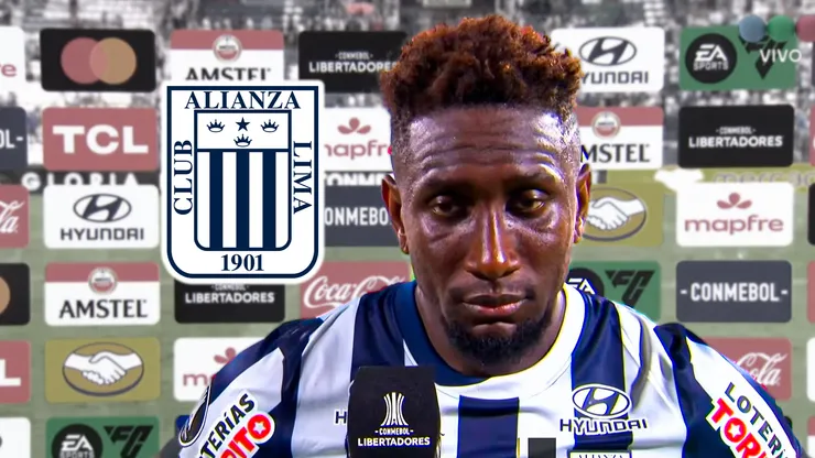 Eryc Castillo declarando tras la eliminación de Alianza Lima.