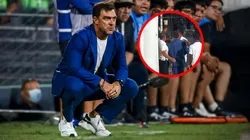 Pablo Guede fue agredido en Matute.