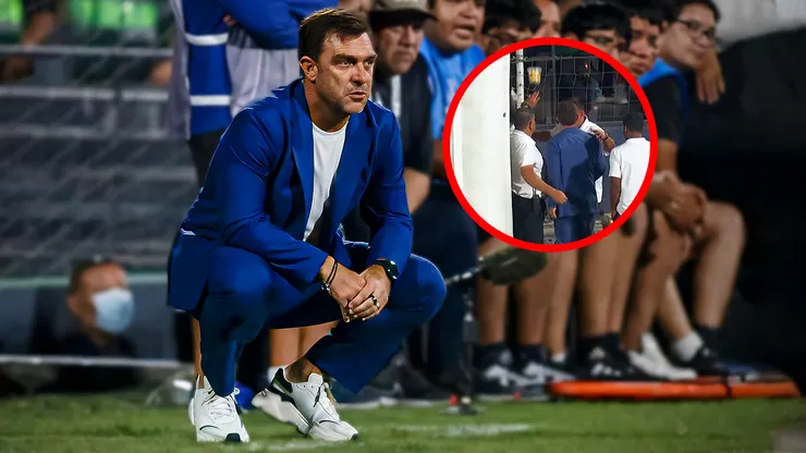 Pablo Guede fue agredido en Matute.