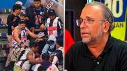 'Lucho' Trisano estaba en los exteriores de Matute tras la eliminación de Alianza.