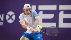 Ignacio Buse, en el partido ante Francesco Passaro.