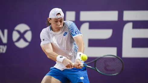 Ignacio Buse, en el partido ante Francesco Passaro.
