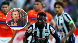 Eryc Castillo, Paolo Guerrero y Gonzalo Núñez.