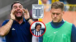 Pablo Guede y Federico Girotti en Alianza Lima.