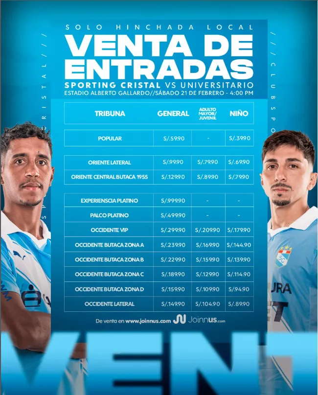 Fuente: Sporting Cristal.
