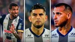 Sergio Peña, Carlos Zambrano y Miguel Trauco.