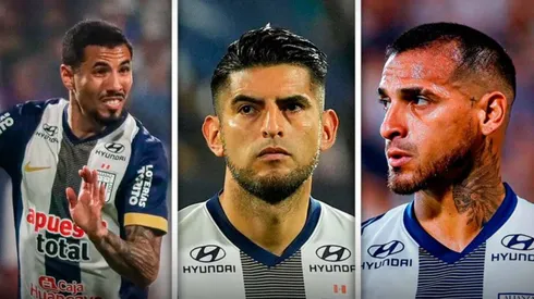 Sergio Peña, Carlos Zambrano y Miguel Trauco.