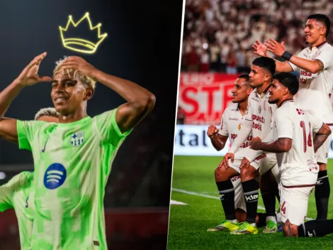 Jairo Concha contó por qué celebró copiando la corona de Lamine Yamal en Barcelona