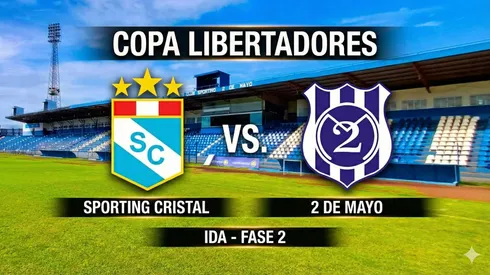 Sporting Cristal vs. 2 de Mayo por la Copa Libertadores.