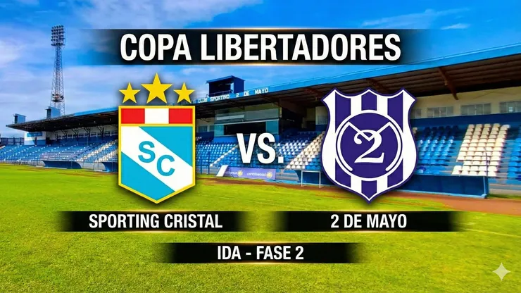 Sporting Cristal vs. 2 de Mayo por la Copa Libertadores.