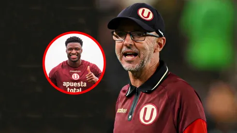 Javier Rabanal y Sekou Gassama en Universitario.