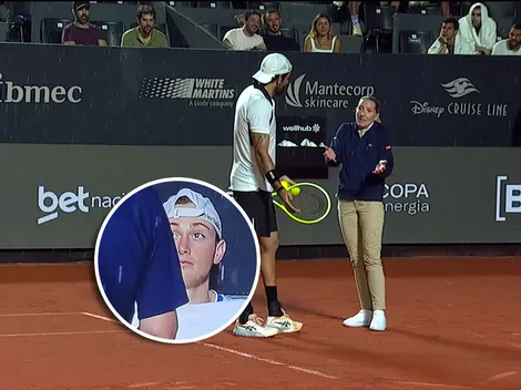El momento de tensión entre Matteo Berrettini y la umpire por el retraso de juego y la reacción del público