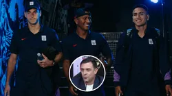 Pedro Aquino junto a Alejandro Duarte y Gianfranco Chávez.