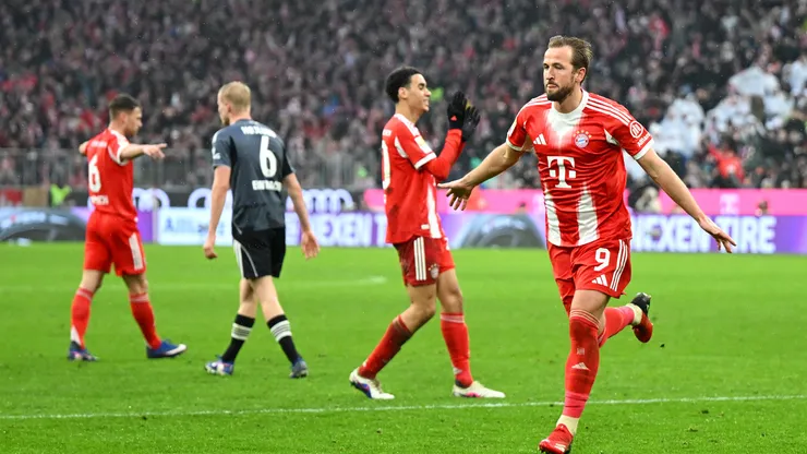 Los goles de Harry Kane le dieron el triunfo a Bayern.