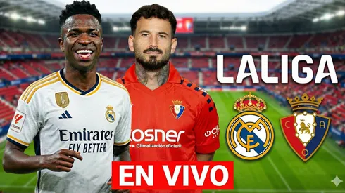 VER Real Madrid vs. Osasuna GRATIS vía Fútbol Libre.