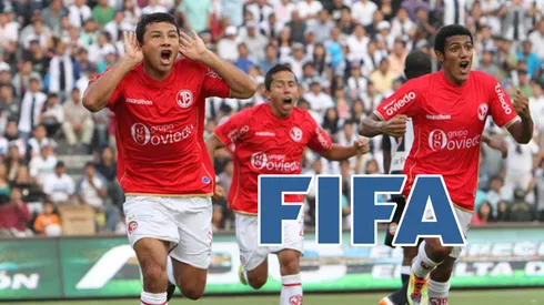 Jugadores de Juan Aurich celebrando en Matute.