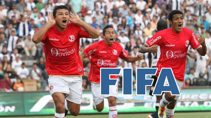 Jugadores de Juan Aurich celebrando en Matute.