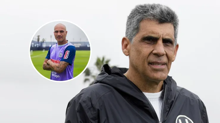 Álvaro Barco y Paolo Guerrero.