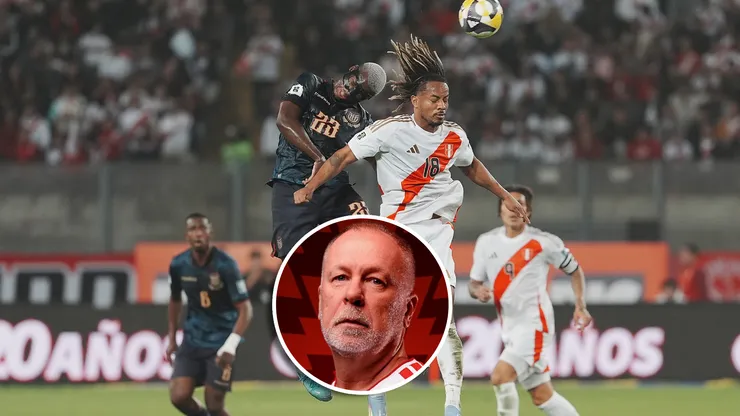 Selección Peruana vs. Ecuador y Mano Menezes.