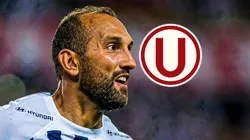 Hernán Barcos ante Universitario.