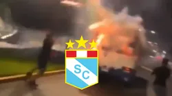 Pelea entre hinchas de Sporting Cristal y Sport Boys.