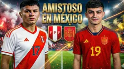 Perú vs. España en amistoso en México.