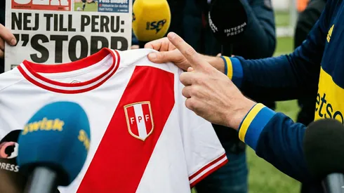 Jugador rechazando a la Selección Peruana.