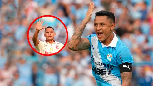 Yoshimar Yotún y Alex Valera en el Cristal vs. Universitario.