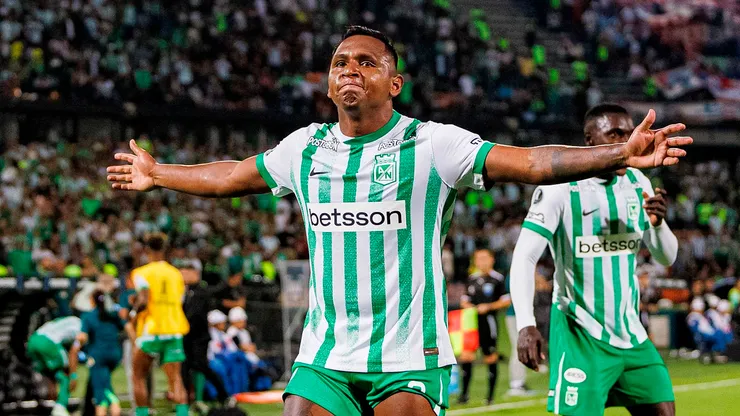 Alfredo Morelos marcó un doblete en el Atlético Nacional vs. Santa Fe.