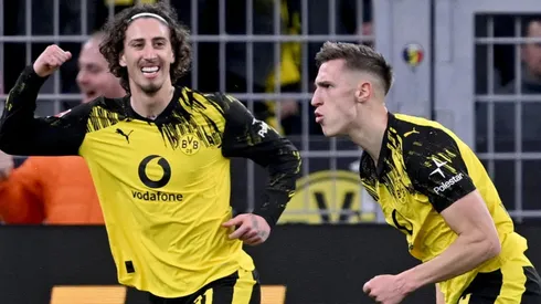 Nico Schlotterbeck anotó el 1-0 para el Dortmund.