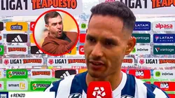 Renzo Garcés y Pablo Guede en Alianza Lima.