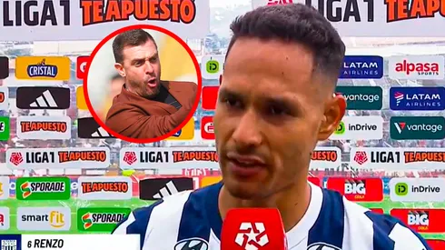 Renzo Garcés y Pablo Guede en Alianza Lima.