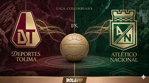 Deportes Tolima recibe a Atlético Nacional por la fecha 9 del torneo.