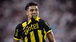 Matías Arezo, autor del gol de Peñarol ante Nacional.