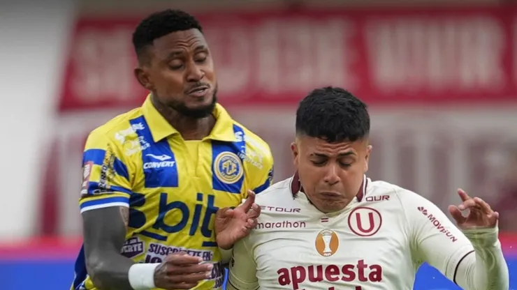 Universitario vs. FC Cajamarca por el Torneo Apertura 2026.