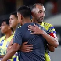 ¡Sin resentimientos! Así fueron captados Valera y Barcos luego del 'U' vs. FC Cajamarca
