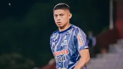 Kevin Quevedo, durante un partido de Alianza Lima.