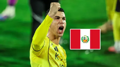 Cristiano Ronaldo celebrando.