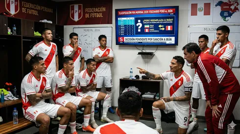Jugadores de la Selección Peruana.